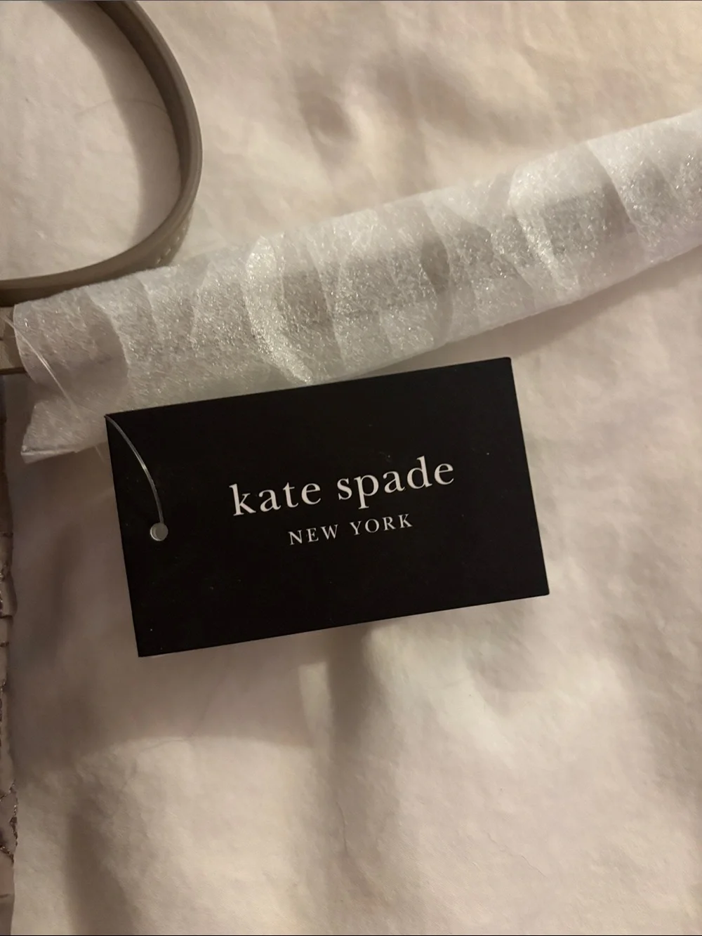 Kate Spade Quilted Floral Tote in  Taupe